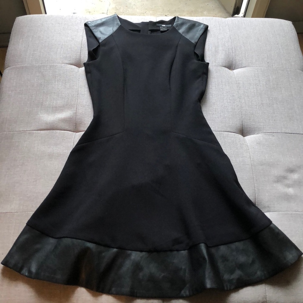 Black H&M Fit & Flare Dress